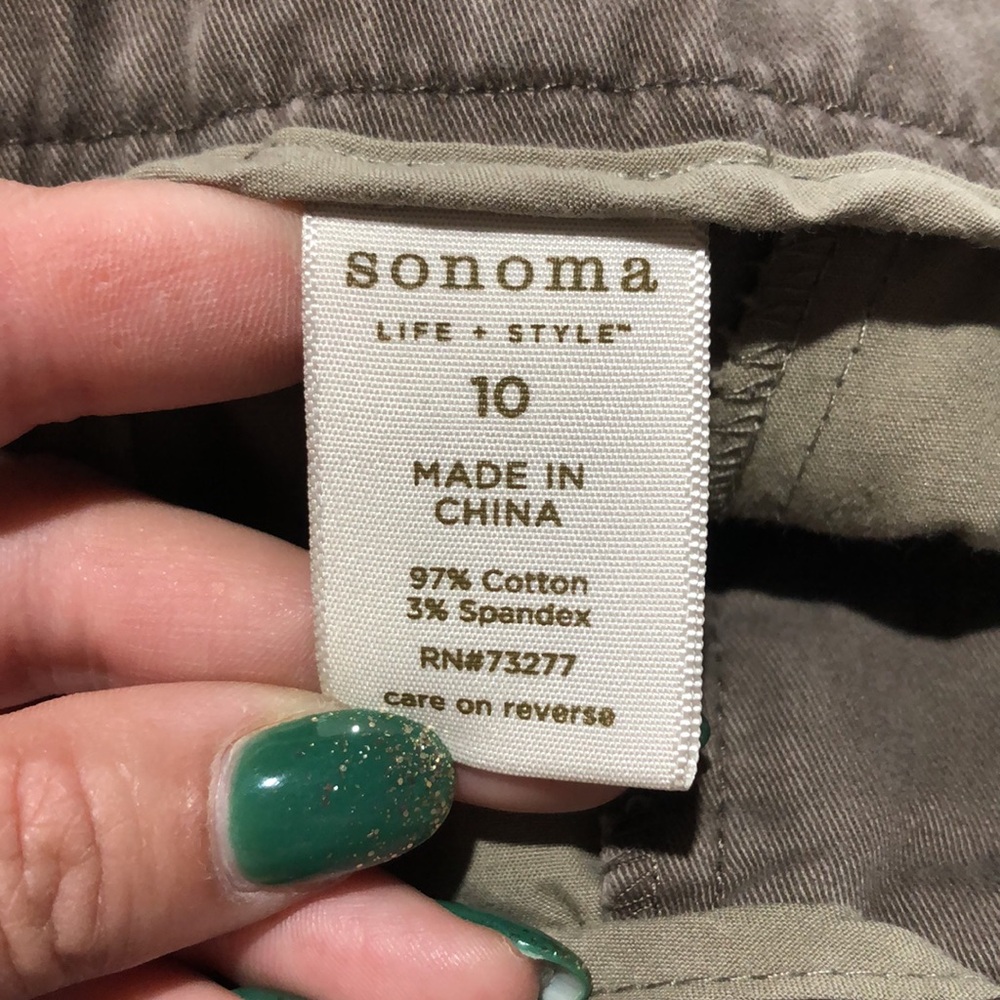 Sonoma brown original Bermuda shorts size 10 - Picture 11 of 11